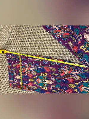 Anthropologie Intimates Pullon Pants Wide Leg Paisley Print Gypsey Hippie XXS/XS thumbnail 6