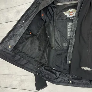 Harley-Davidson‎ Womens FXRG Padded Riding Jacket Black Medium 98366-05VW Biker thumbnail 6