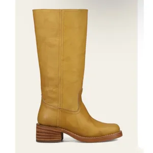 FRYE campus 14L Leather Boots in banana NEW thumbnail 2