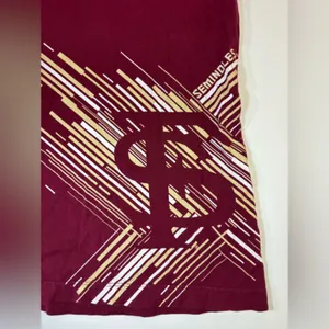 Nike Burgundy Tee with Gold Accents thumbnail 4