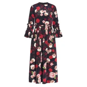 Mother Of Pearl silk Floral Dress thumbnail 2