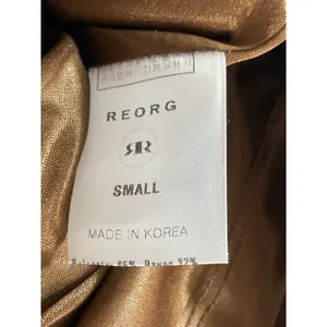 Reorg Women's Brown Pleated High Waisted Pencil Slit Career Midi Skirt Size S thumbnail 6