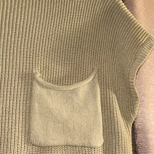 Beige Mock Turtleneck Size M Crop Sweater Tan Size M thumbnail 3