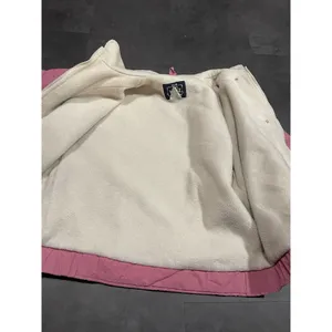 Vintage Woolrich Jacket Womens Size L Pink Quilted‎ Puffer Coat Zip Snap -200 thumbnail 3