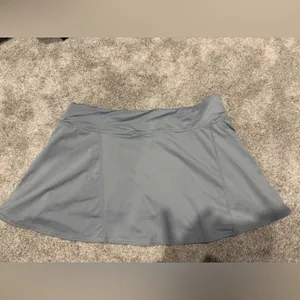 VTG NIKE Womens Tennis Skirt Skort Workout Skirt Shorts Gray Size L thumbnail 5