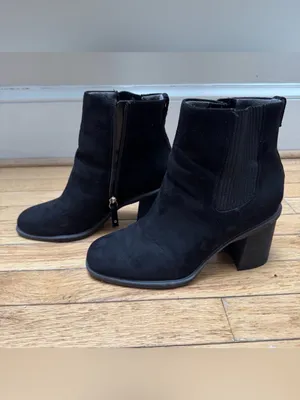 Dr Scholls Ride Away Black Ankle Boots, size 8 thumbnail 4