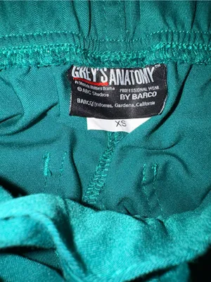 Grey’s Anatomy by Barco Scrub Pants Women’s XS – Green, NWOT thumbnail 5
