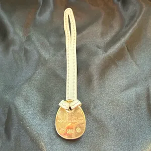 Vintage Dooney & Bourke Teal Enamel Duck Bag Charm / Key Fob thumbnail 3