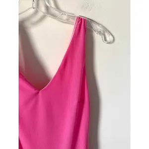 Hello Molly Tie Back Open Back Ruffle Mini Dress Pink Size Small thumbnail 5