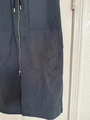 Jordan Women's Blue‎ Dark Midi Skirt Zipper XS thumbnail 4
