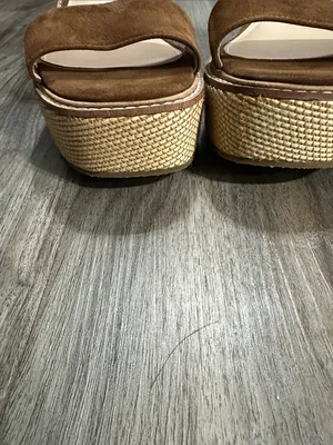 Steve Madden Brown Suede Platform Ankle Strap Sandals thumbnail 6