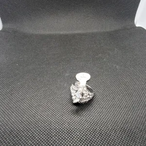 NWT Gorgeous Sparkly Silver Cocktail Ring thumbnail 5