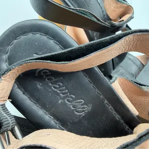 Madewell Irving Black Leather T Strap Platform Clog Heels Women’s 9.5 F0089 thumbnail 12