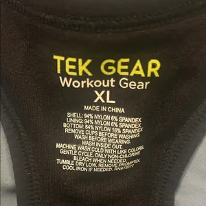 Tek Gear Women's Black Sports Bra thumbnail 3