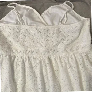 Lane Bryant White Cotton Eyelet Dress Size 24 Cottagecore‎ Coastal Embroidered thumbnail 6