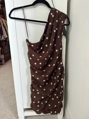 Abercrombie Brown Polka Dot Dress thumbnail 5