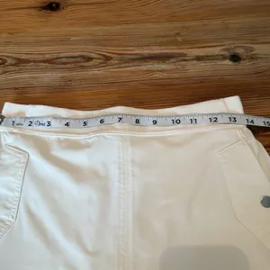 Athleta Skirt Sz 6 Vienna Cargo White Mesh Shorts Golf Tennis Pickleball Biking‎ thumbnail 8