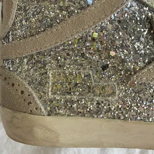 Golden Goose Mid-Star Glitter Sneakers Silver thumbnail 3
