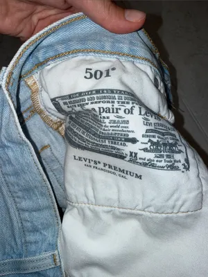 Levi's Light Blue Distressed 501 original Jean Shorts size 25 thumbnail 7