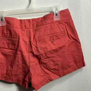 J.Crew Women Chino‎ Broke-in Red/Orange Shorts Size 8. thumbnail 8
