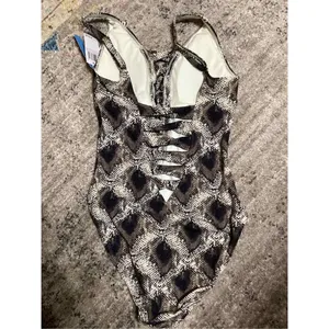 New. BLEU Rod Beattie snake print plunge swimsuit. Size 6. Retails $119 thumbnail 7