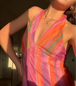 Show Me Your Mumu Tie Dye Mini Dress thumbnail 4