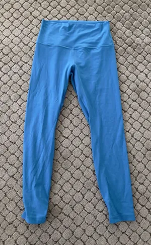 Luxy Lemon light blue lululemon leggings size 2 thumbnail 1