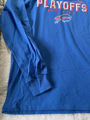 Buffalo Bills 2019 Football Playoffs Long Sleeve Men’s Size Large Shirt New thumbnail 4