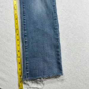 Risen Women’s High Rise Distressed Jeans Size 29 Raw Hem Skinny Ankle thumbnail 8