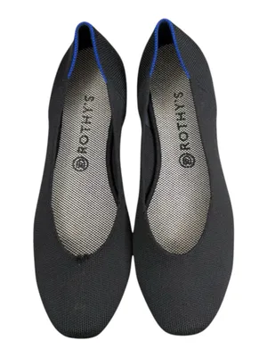 Rothy’s ⍟ The Flat Ballerina Ballet Slipper ⍟ Black Solid ⍟ 11.5M ⍟ Sustain Knit thumbnail 10
