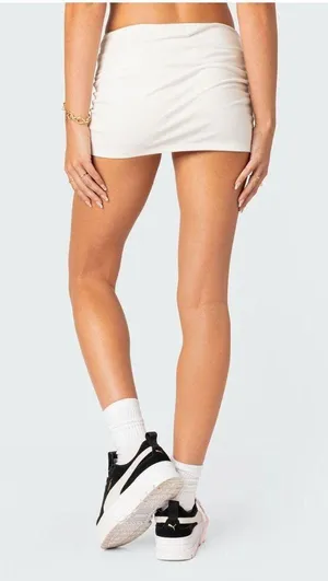 Edited White Mini Skirt  thumbnail 3
