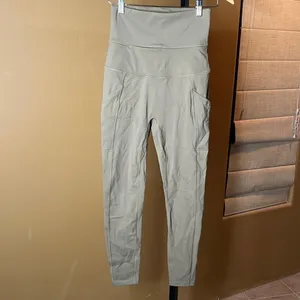 Free People Movement Ultra High Rise Leggings Olive Green Size Medium Pockets thumbnail 3
