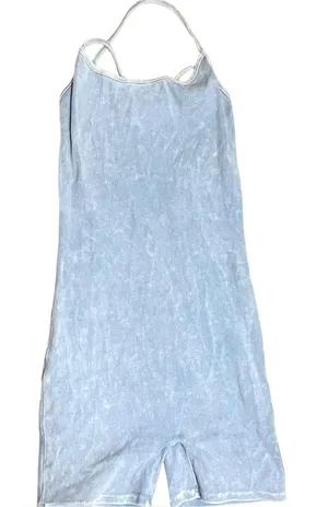 AS Revival fabric washed romper Blue Size XXL thumbnail 1
