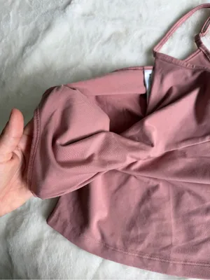 Athleta Powervita Twist Cami Pink Size Small thumbnail 3