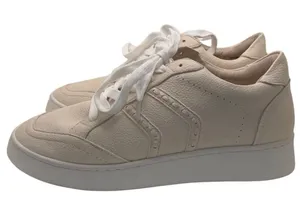 Oasis Society The 365 Stitch Platform Sneakers Ivory Vegan Leather Women’s 9 thumbnail 1