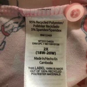 CELEBRATE Patriotic Womens Shorts PJ Set Size 2X 18W-20W Cowgirl Theme New thumbnail 7