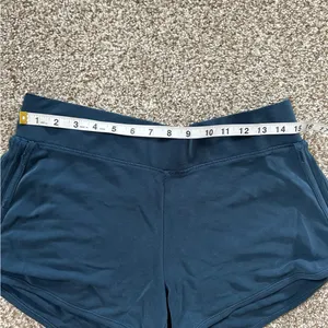 Athleta Blue Teal Short Shorties Athleticwear Athleisure Comfy Casual Workout thumbnail 7