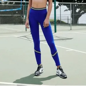 Free People Movement Cobalt Blue Zephyr Striped Leggings Small thumbnail 11