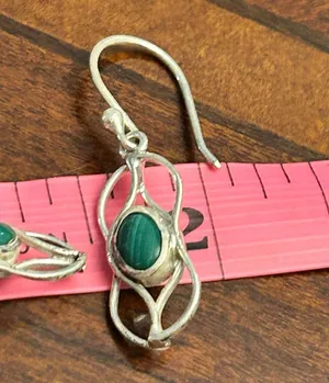 3.34g i42 earring 925 sterling silver thumbnail 1
