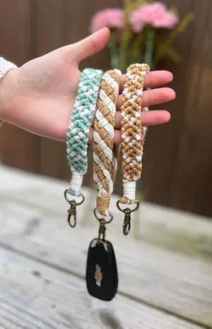 Brown Boho Keychain thumbnail 2