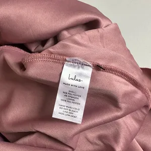 Lulus Immaculate Excellence Pink Sleeveless Ruffled Tulip Maxi Dress Size M NWT thumbnail 9