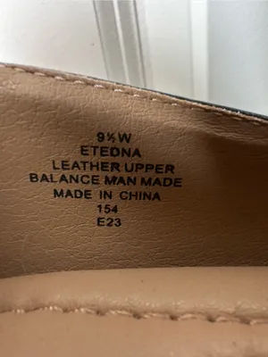 Earth Black Leather Edna Loafer Size 9.5 Wide thumbnail 8
