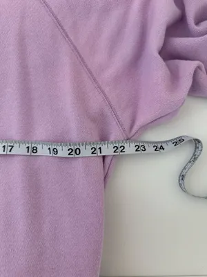 Aerie Light Purple Oversized Tunic Sweatshirt Lilac Pullover thumbnail 7