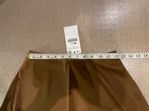 Zara A-line Midi Satin Skirt, Size S thumbnail 3