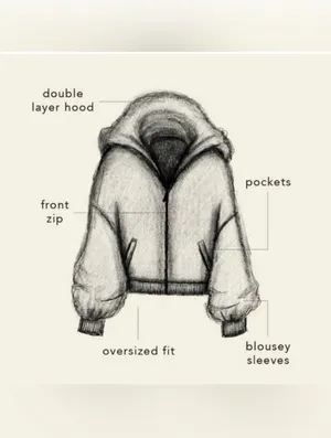 NWT! Blogilates Target X - Women's Marshmallow Full Zip Hooded Sweatshirt Size M thumbnail 13