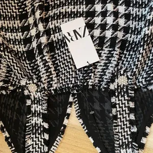 Zara tweed pinafore mini dress NEW thumbnail 9