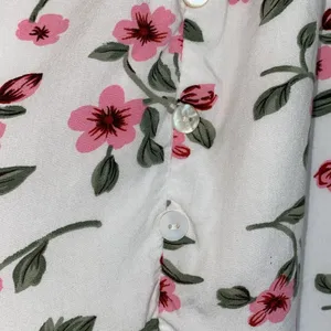 BEACH PARTY floral maxi dress smocked stretchy waist tassel strings size XXL thumbnail 10