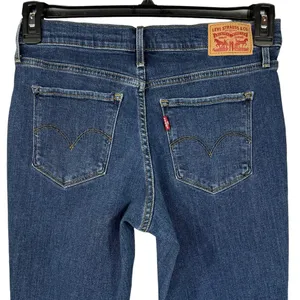 Levi’s SZ 28 - 311 Shaping Skinny Jeans Distressed Mid-Rise Stretch Blue Womens thumbnail 5