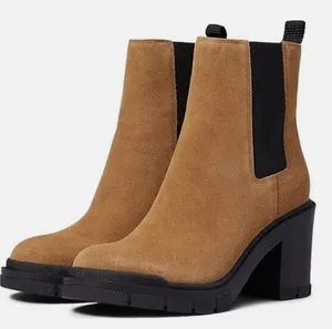 Marc Fisher Vanlisa Lug Sole Chelsea Heeled Combat thumbnail 1