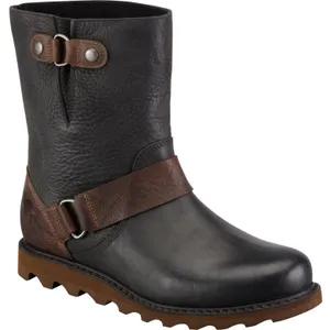 Sorel Scotia Boots Mid Calf Engineer Waterproof Leather Slip On Black Brown 9.5 thumbnail 1